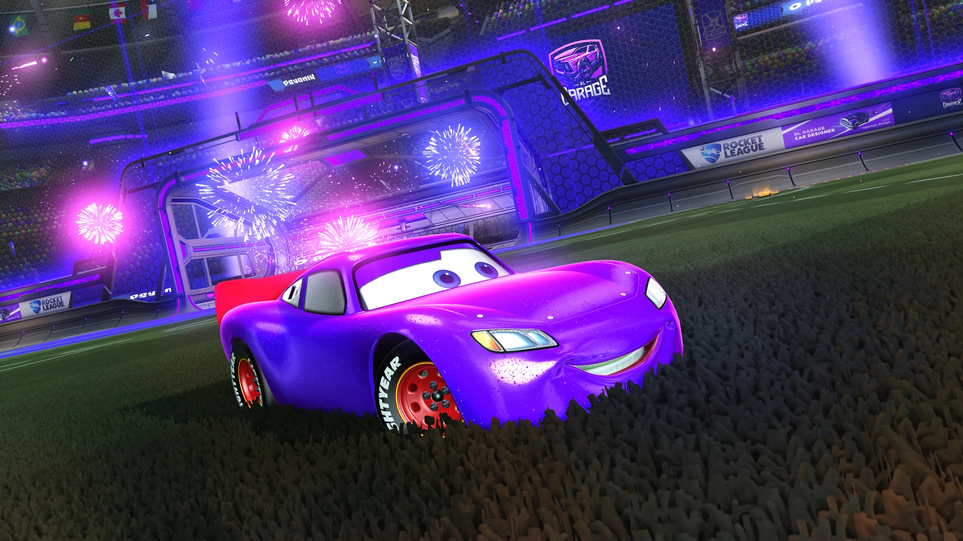 Rocket League Lightning McQueen Car 